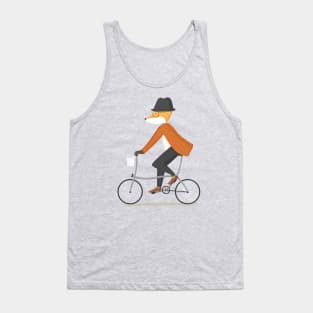 Mr. Fox is on His Way Tank Top